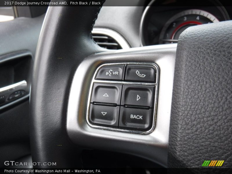 Pitch Black / Black 2017 Dodge Journey Crossroad AWD
