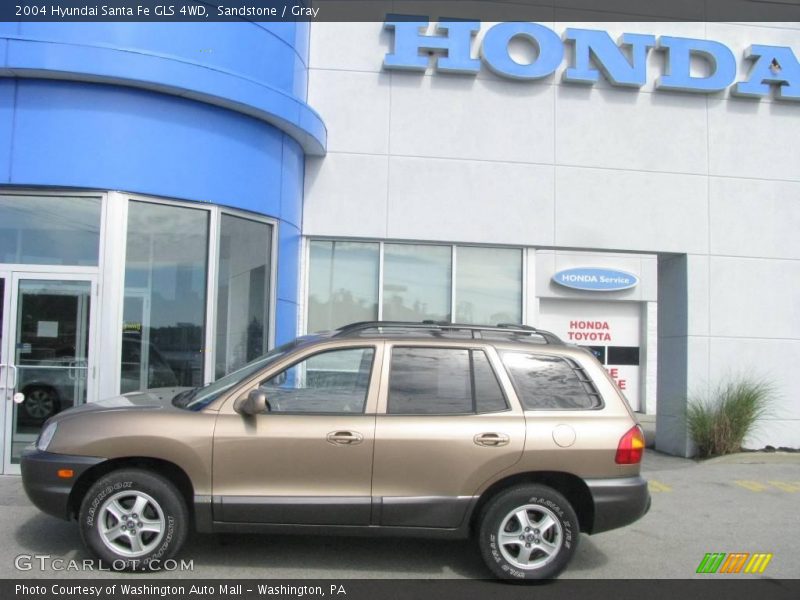 Sandstone / Gray 2004 Hyundai Santa Fe GLS 4WD
