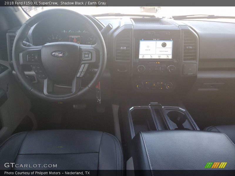 Shadow Black / Earth Gray 2018 Ford F150 XL SuperCrew