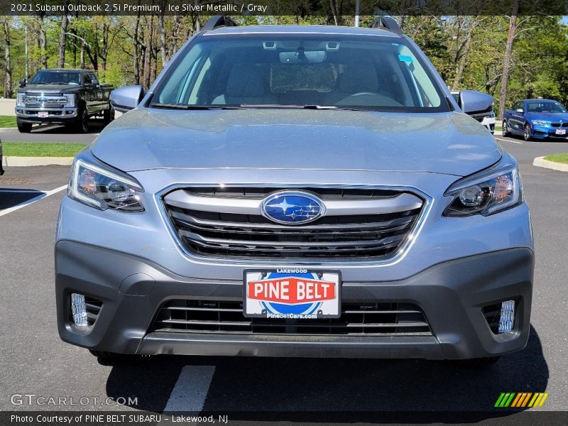 Ice Silver Metallic / Gray 2021 Subaru Outback 2.5i Premium