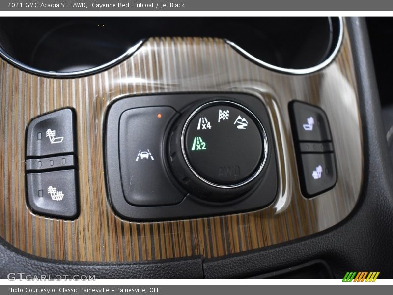Cayenne Red Tintcoat / Jet Black 2021 GMC Acadia SLE AWD