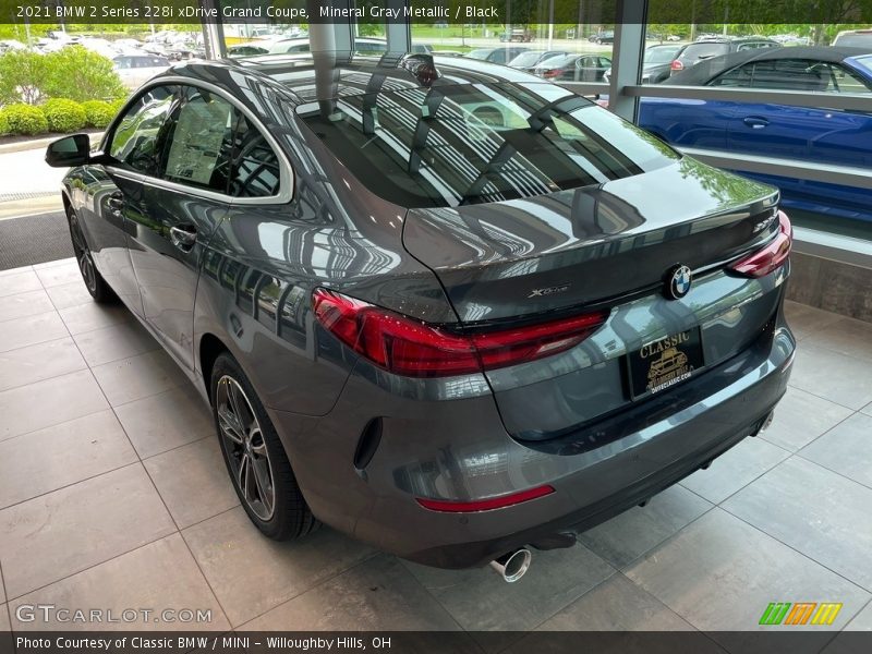 Mineral Gray Metallic / Black 2021 BMW 2 Series 228i xDrive Grand Coupe