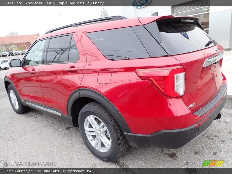 Rapid Red Metallic / Ebony 2021 Ford Explorer XLT 4WD