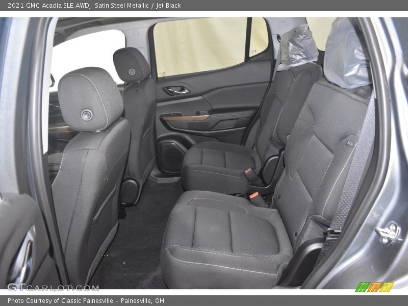 Satin Steel Metallic / Jet Black 2021 GMC Acadia SLE AWD