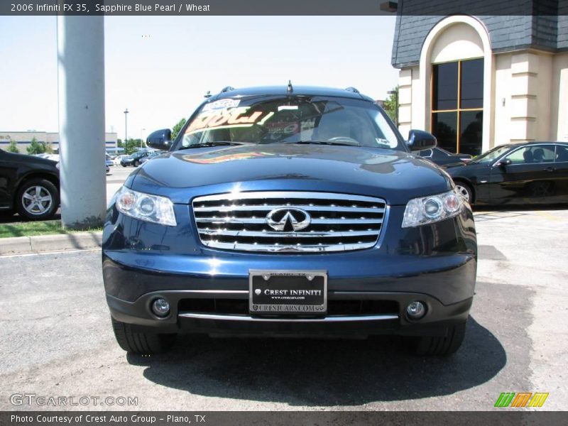 Sapphire Blue Pearl / Wheat 2006 Infiniti FX 35