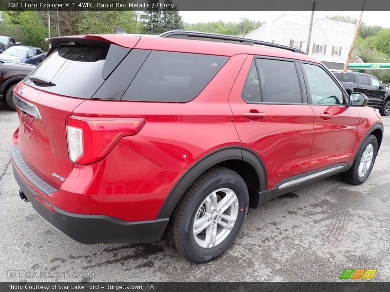 Rapid Red Metallic / Ebony 2021 Ford Explorer XLT 4WD