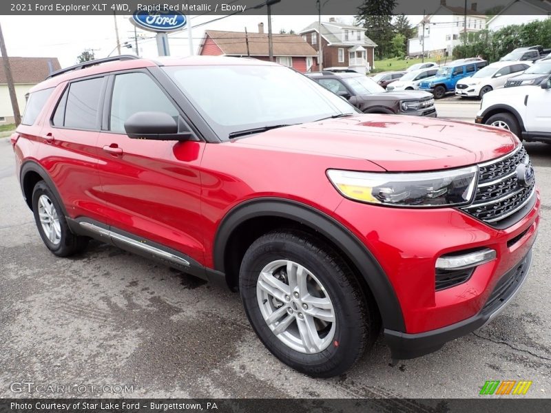 Rapid Red Metallic / Ebony 2021 Ford Explorer XLT 4WD