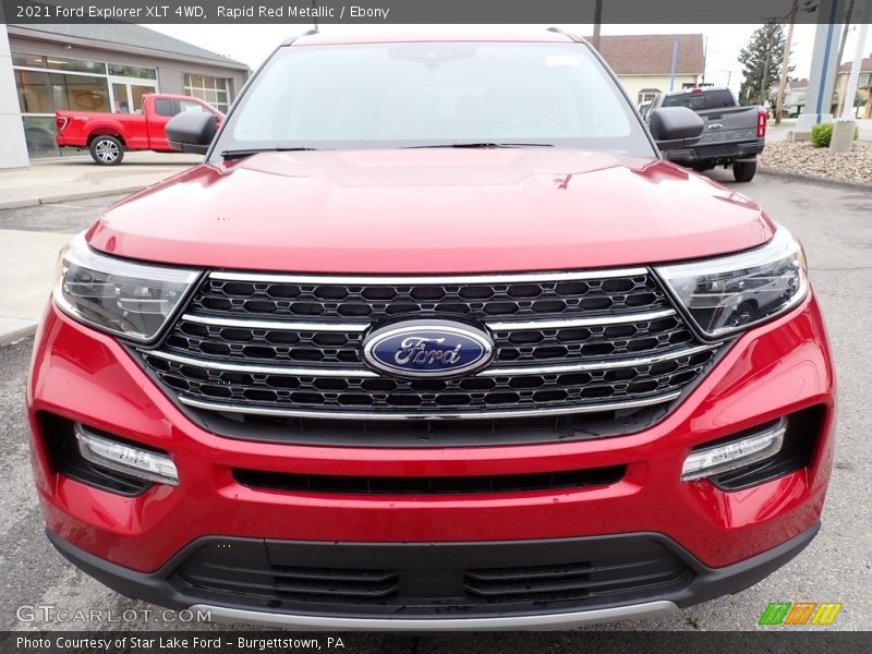 Rapid Red Metallic / Ebony 2021 Ford Explorer XLT 4WD