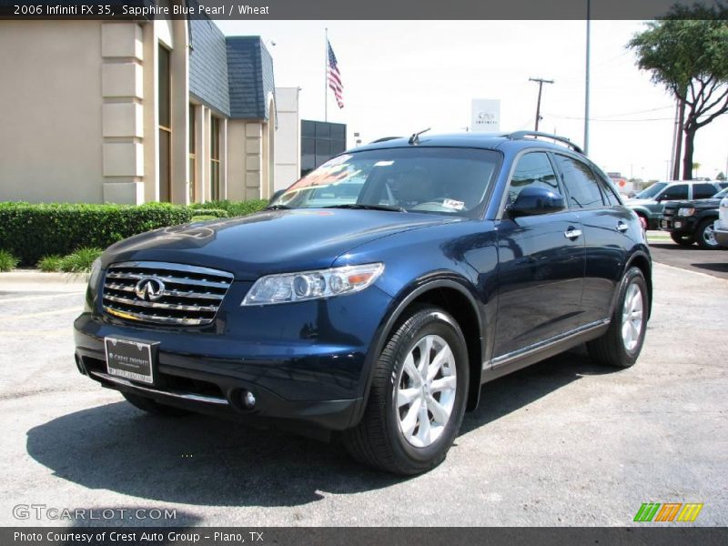 Sapphire Blue Pearl / Wheat 2006 Infiniti FX 35