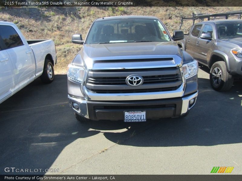 Magnetic Gray Metallic / Graphite 2015 Toyota Tundra SR5 Double Cab