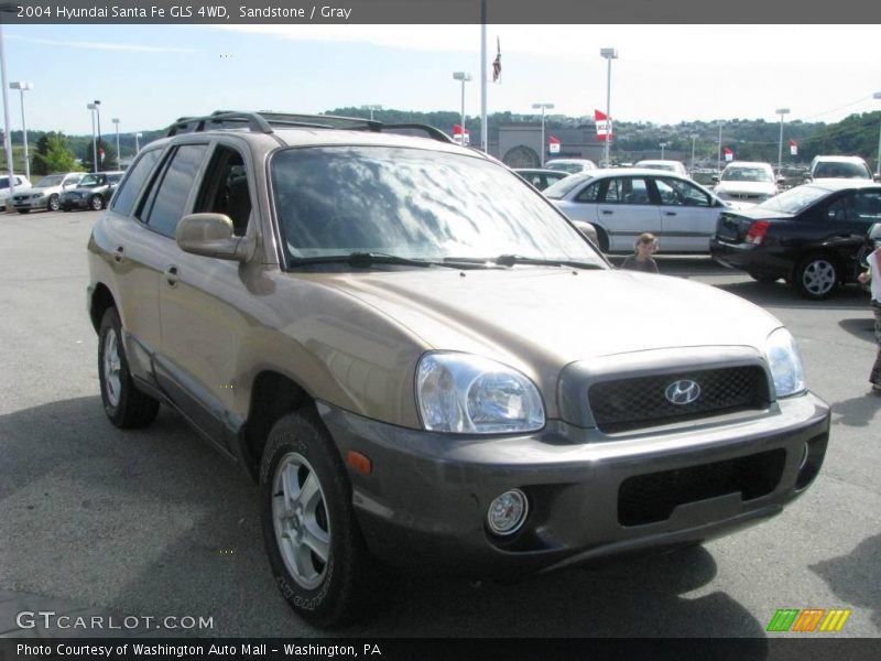 Sandstone / Gray 2004 Hyundai Santa Fe GLS 4WD