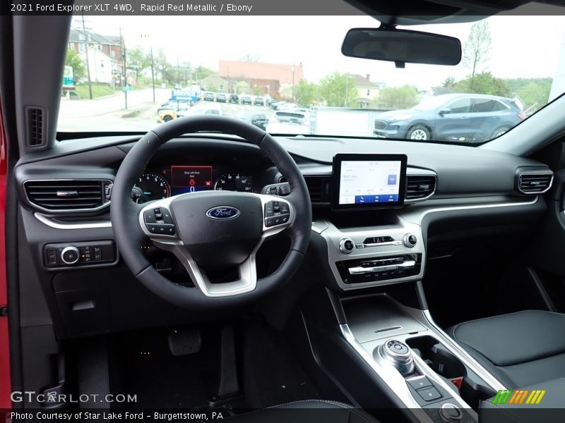 Rapid Red Metallic / Ebony 2021 Ford Explorer XLT 4WD