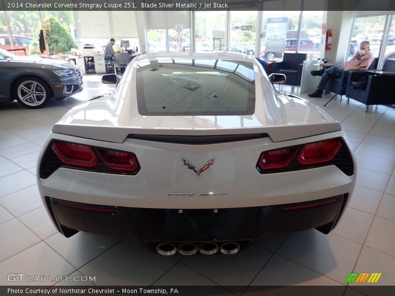 Blade Silver Metallic / Jet Black 2014 Chevrolet Corvette Stingray Coupe Z51