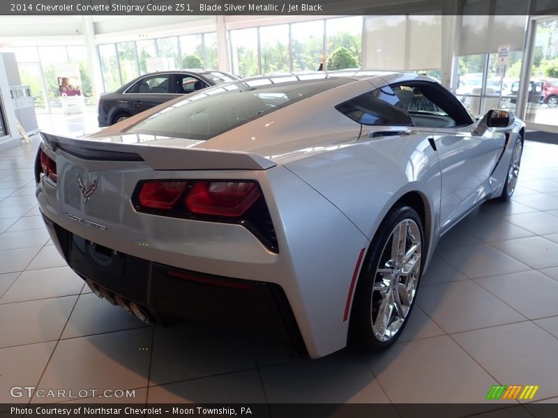 Blade Silver Metallic / Jet Black 2014 Chevrolet Corvette Stingray Coupe Z51