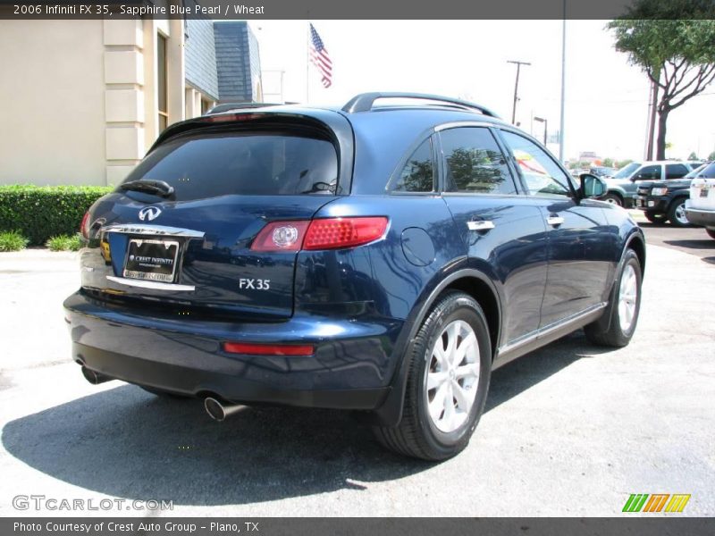 Sapphire Blue Pearl / Wheat 2006 Infiniti FX 35