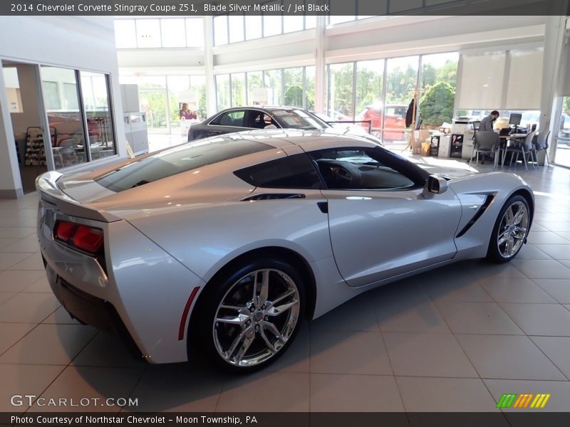 Blade Silver Metallic / Jet Black 2014 Chevrolet Corvette Stingray Coupe Z51