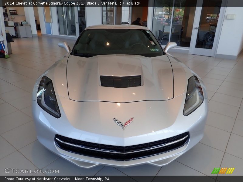 Blade Silver Metallic / Jet Black 2014 Chevrolet Corvette Stingray Coupe Z51