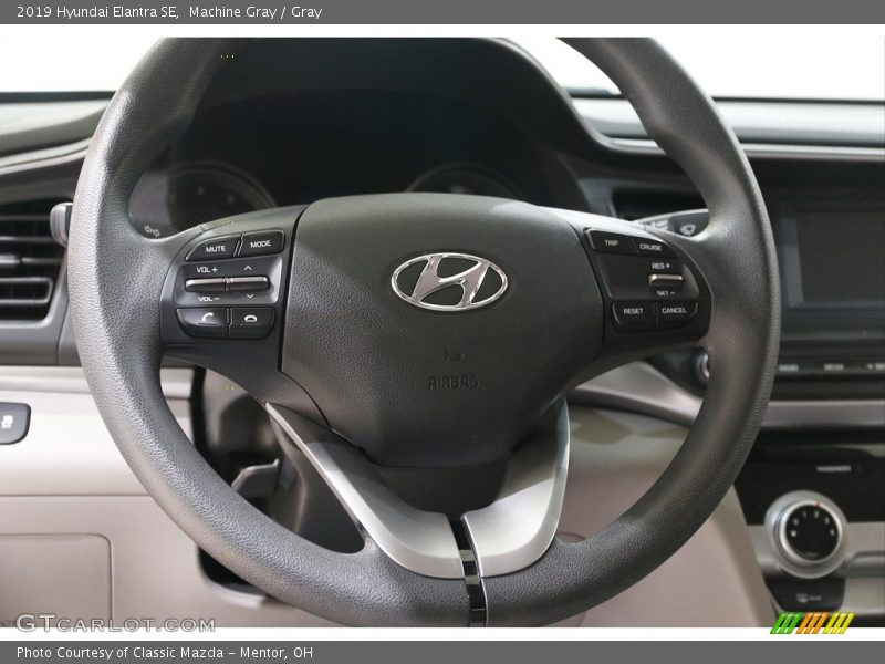 Machine Gray / Gray 2019 Hyundai Elantra SE