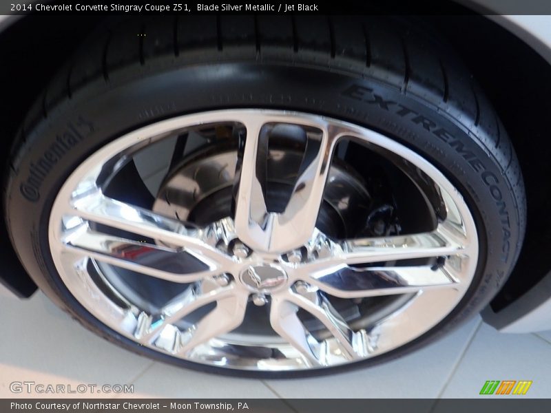 Blade Silver Metallic / Jet Black 2014 Chevrolet Corvette Stingray Coupe Z51