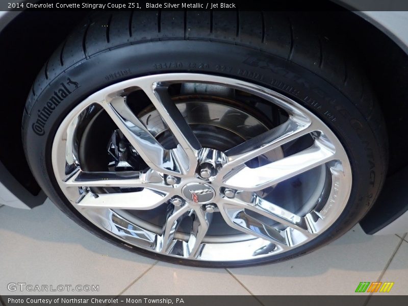 Blade Silver Metallic / Jet Black 2014 Chevrolet Corvette Stingray Coupe Z51