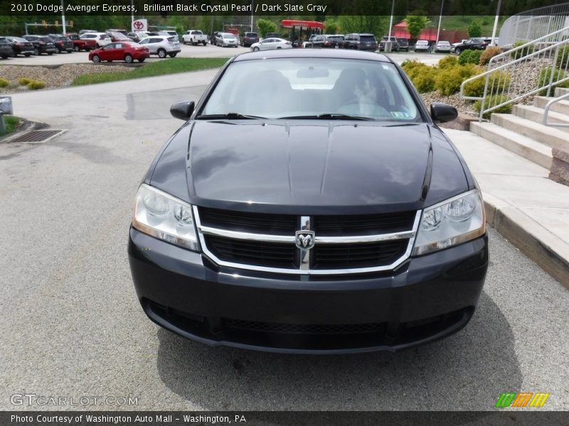 Brilliant Black Crystal Pearl / Dark Slate Gray 2010 Dodge Avenger Express