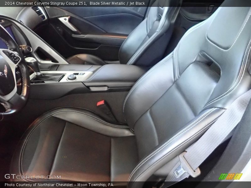 Blade Silver Metallic / Jet Black 2014 Chevrolet Corvette Stingray Coupe Z51