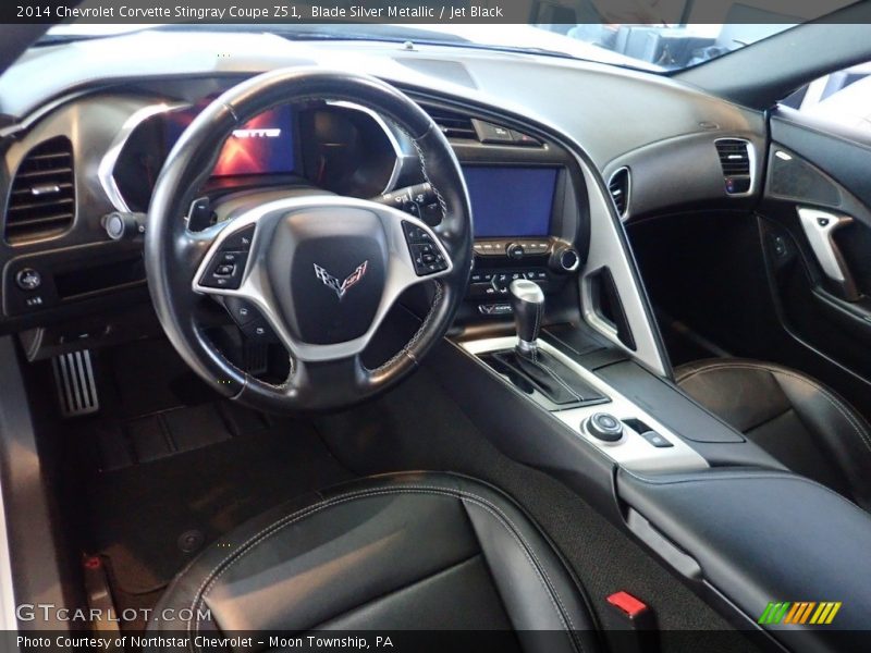 Blade Silver Metallic / Jet Black 2014 Chevrolet Corvette Stingray Coupe Z51