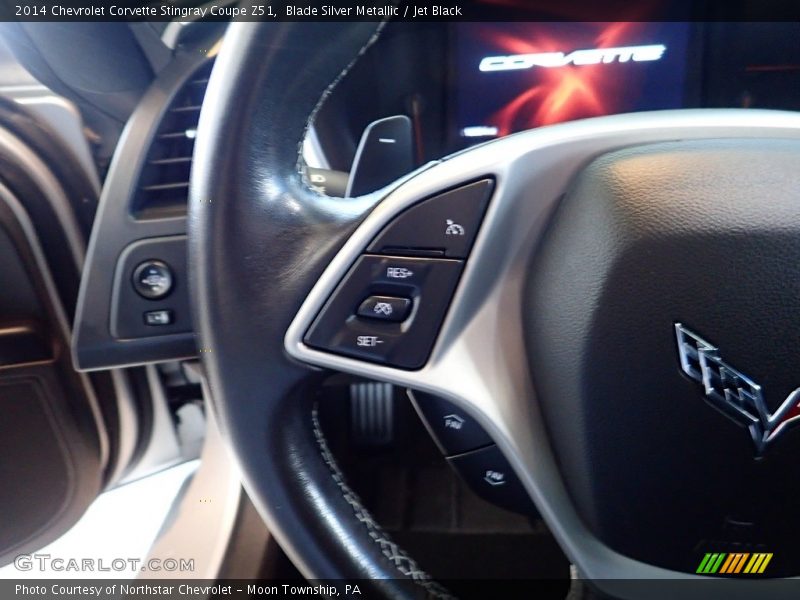 Blade Silver Metallic / Jet Black 2014 Chevrolet Corvette Stingray Coupe Z51
