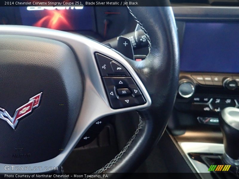 Blade Silver Metallic / Jet Black 2014 Chevrolet Corvette Stingray Coupe Z51