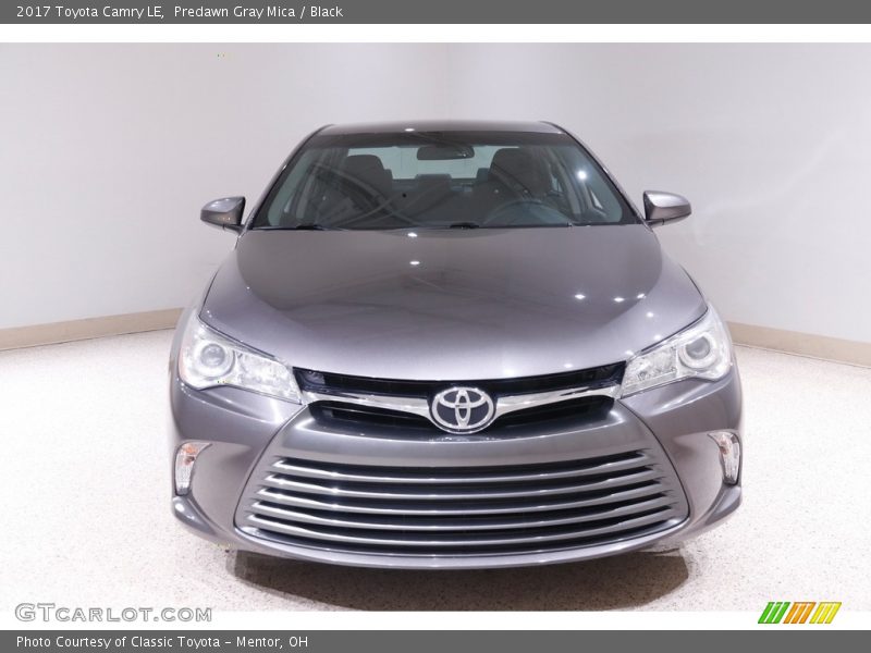 Predawn Gray Mica / Black 2017 Toyota Camry LE