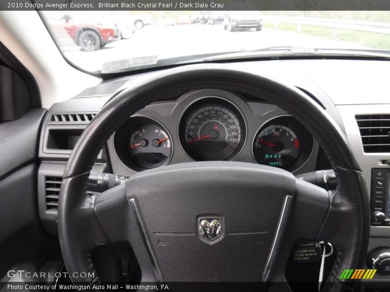 Brilliant Black Crystal Pearl / Dark Slate Gray 2010 Dodge Avenger Express