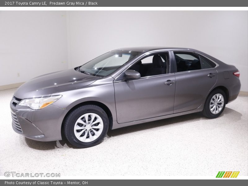 Predawn Gray Mica / Black 2017 Toyota Camry LE