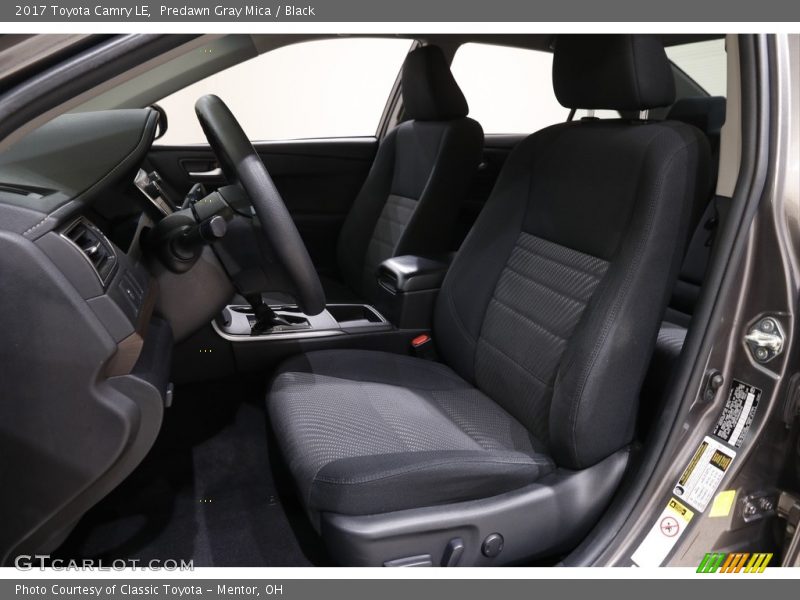Predawn Gray Mica / Black 2017 Toyota Camry LE