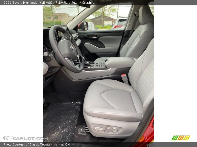 Ruby Flare Pearl / Graphite 2021 Toyota Highlander XLE AWD