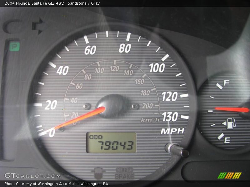 Sandstone / Gray 2004 Hyundai Santa Fe GLS 4WD