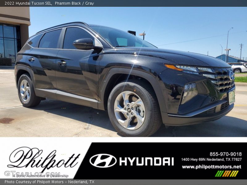 Phantom Black / Gray 2022 Hyundai Tucson SEL