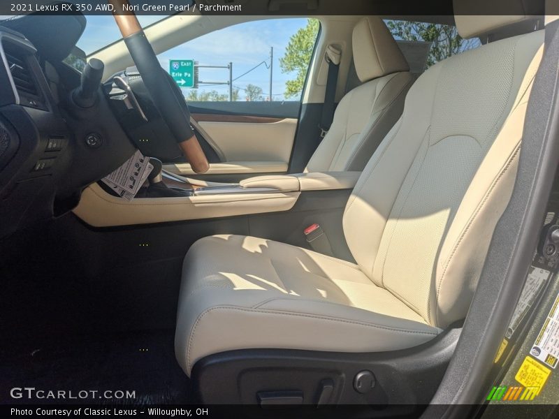Nori Green Pearl / Parchment 2021 Lexus RX 350 AWD
