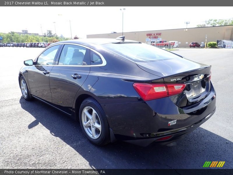 Mosaic Black Metallic / Jet Black 2017 Chevrolet Malibu LS
