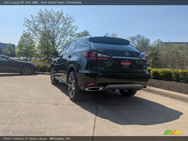 Nori Green Pearl / Parchment 2021 Lexus RX 350 AWD
