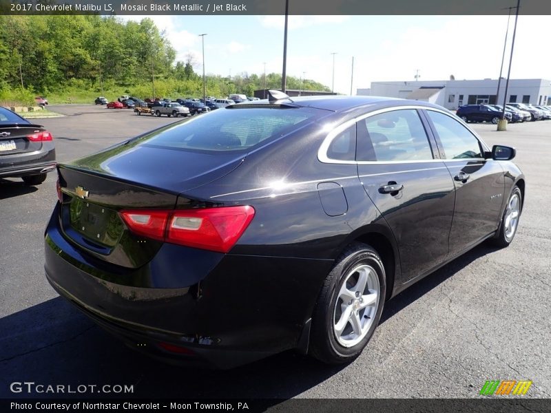 Mosaic Black Metallic / Jet Black 2017 Chevrolet Malibu LS