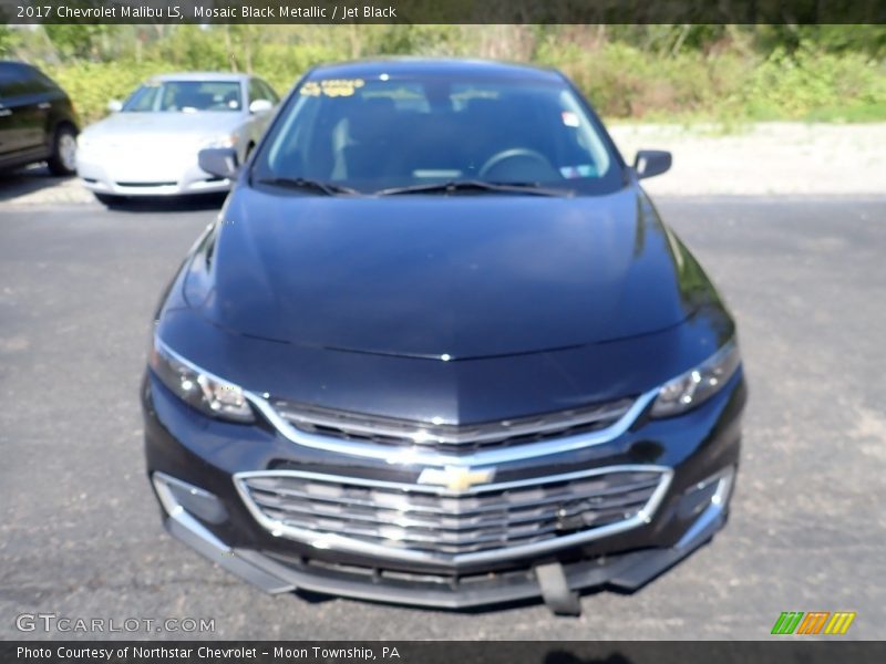 Mosaic Black Metallic / Jet Black 2017 Chevrolet Malibu LS