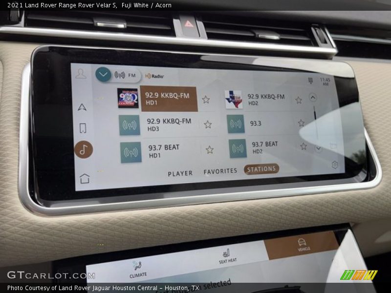 Fuji White / Acorn 2021 Land Rover Range Rover Velar S