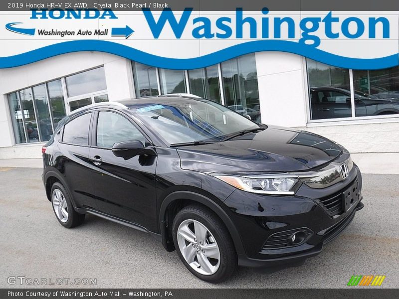 Crystal Black Pearl / Black 2019 Honda HR-V EX AWD