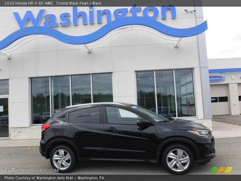 Crystal Black Pearl / Black 2019 Honda HR-V EX AWD
