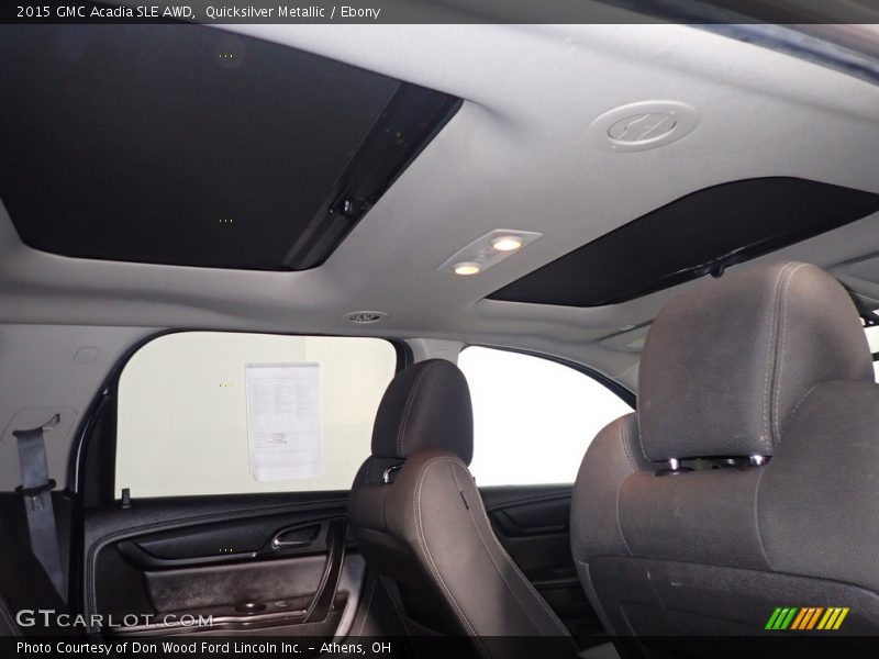 Quicksilver Metallic / Ebony 2015 GMC Acadia SLE AWD