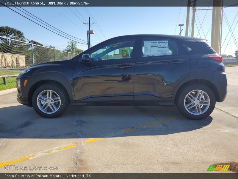 Ultra Black / Black/Gray 2021 Hyundai Kona SE