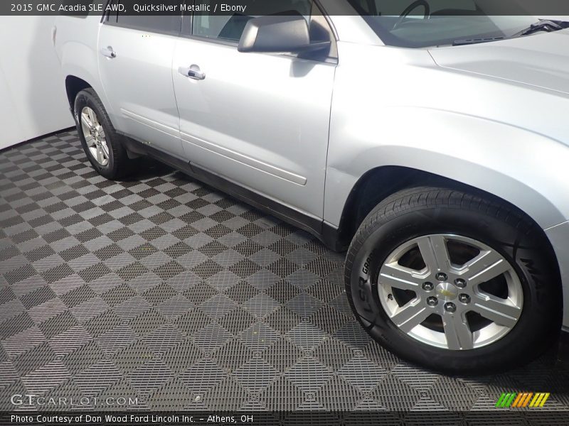 Quicksilver Metallic / Ebony 2015 GMC Acadia SLE AWD