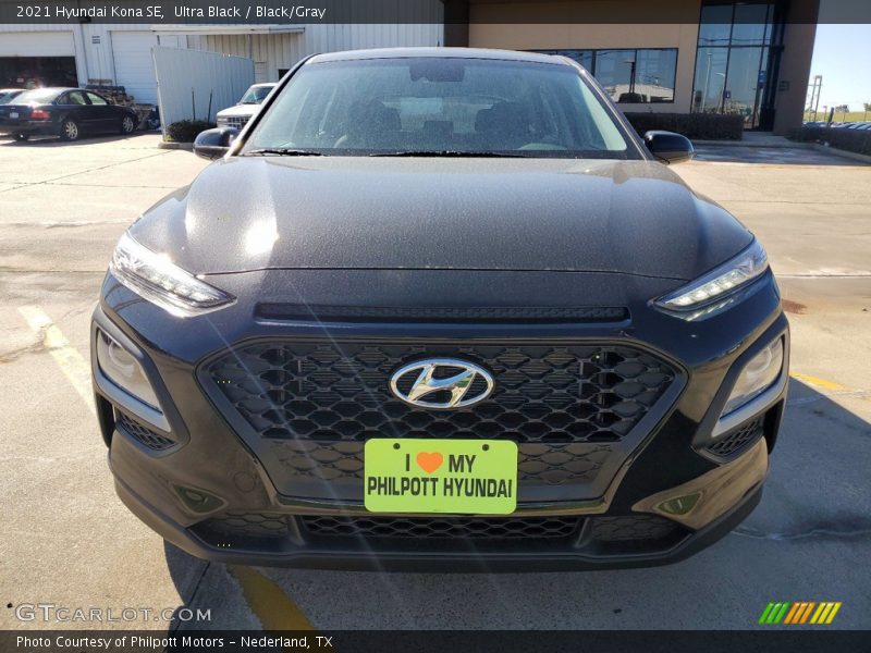 Ultra Black / Black/Gray 2021 Hyundai Kona SE