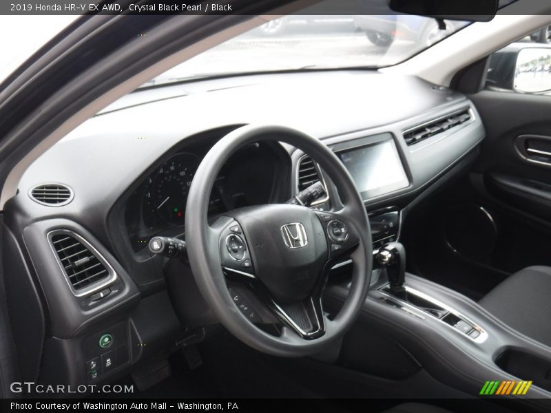 Crystal Black Pearl / Black 2019 Honda HR-V EX AWD