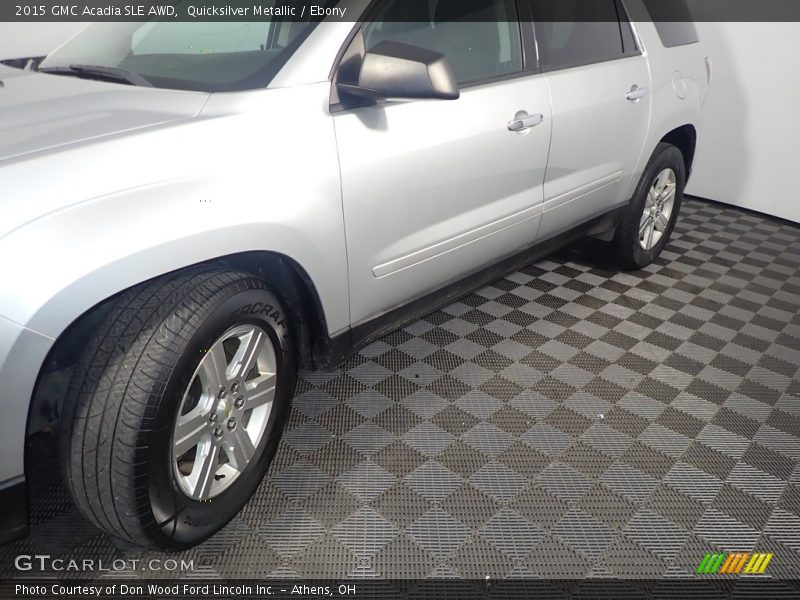 Quicksilver Metallic / Ebony 2015 GMC Acadia SLE AWD
